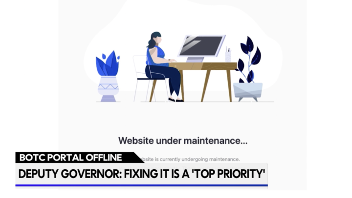 The Deputy Governor responds to concerns over BOTC portal outage